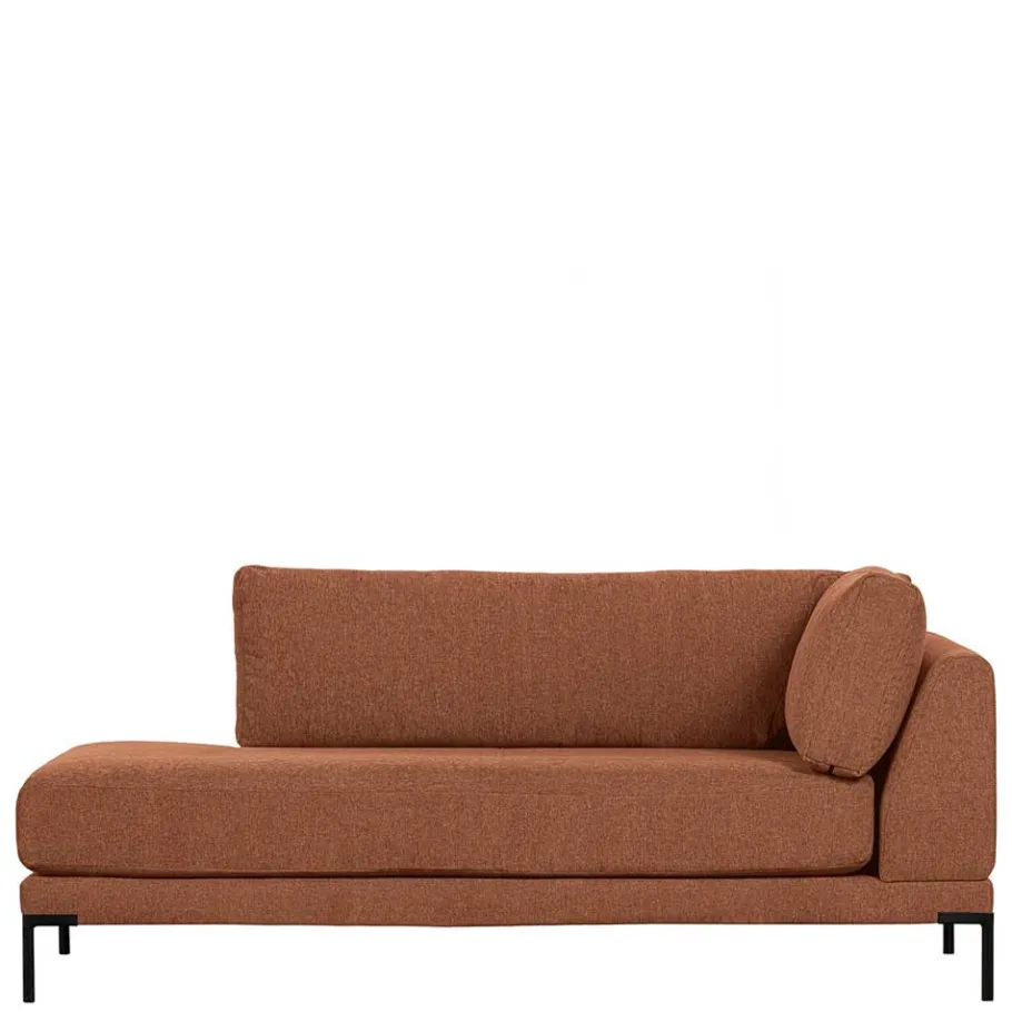 Best Wohnen Modulsofa Recamiere in Rost Braun - Brixx
