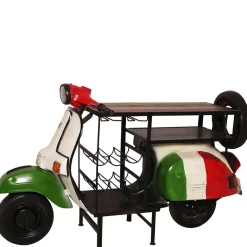 Outlet Wohnen Motorroller Hausbar Italia Vintage Design - Nite