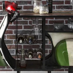 Outlet Wohnen Motorroller Hausbar Italia Vintage Design - Nite