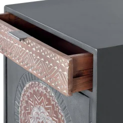 Hot Wohnen Nachtschrank - dekorativ mit Mandala - Mesusco