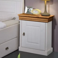 Outlet Wohnen Nachttisch Sicilianu mit Tür