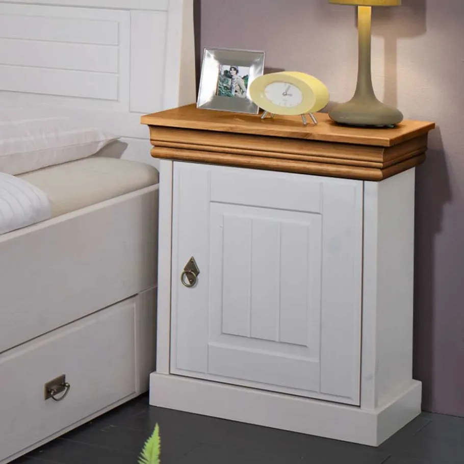 Outlet Wohnen Nachttisch Sicilianu mit Tür