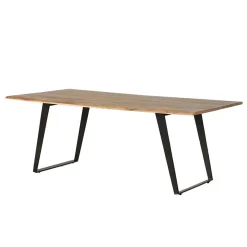 Wohnen Naturkanten Esszimmertisch aus Akazie - Andrameta