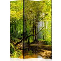 Clearance Wohnen Naturmotiv Paravent Bachlauf im Wald - Badija