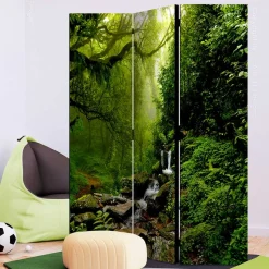 Hot Wohnen Naturmotiv Paravent Wald & Wasser - Rikuo