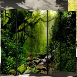 Hot Wohnen Naturmotiv Paravent Wald & Wasser - Rikuo