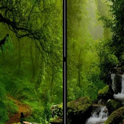 Hot Wohnen Naturmotiv Paravent Wald & Wasser - Rikuo