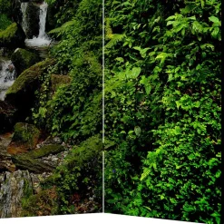 Hot Wohnen Naturmotiv Paravent Wald & Wasser - Rikuo