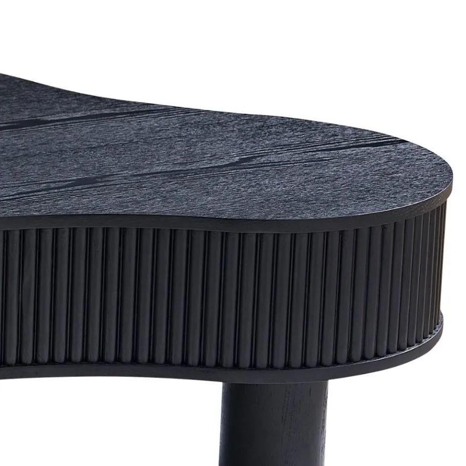 Hot Wohnen Niedriger Design-Couchtisch in Schwarz - Hiloria