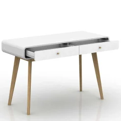 Online Wohnen Nordic Chic Schreibtisch zweifarbiges MDF - Kolreva
