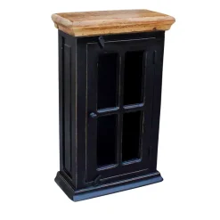 Discount Wohnen Oberschrank Sentiments in Schwarz