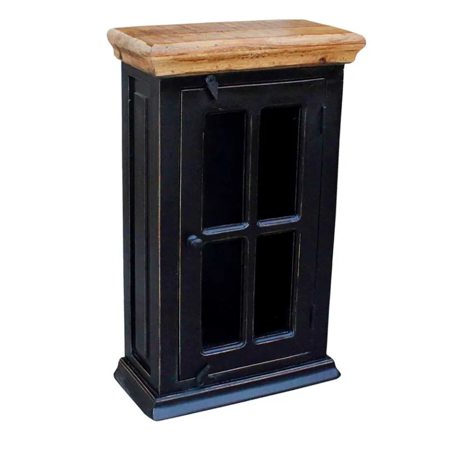 Discount Wohnen Oberschrank Sentiments in Schwarz