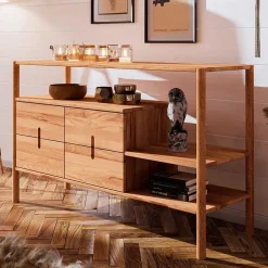 Sale Wohnen Offenes Designregal mit zwei Fächern - Indrya