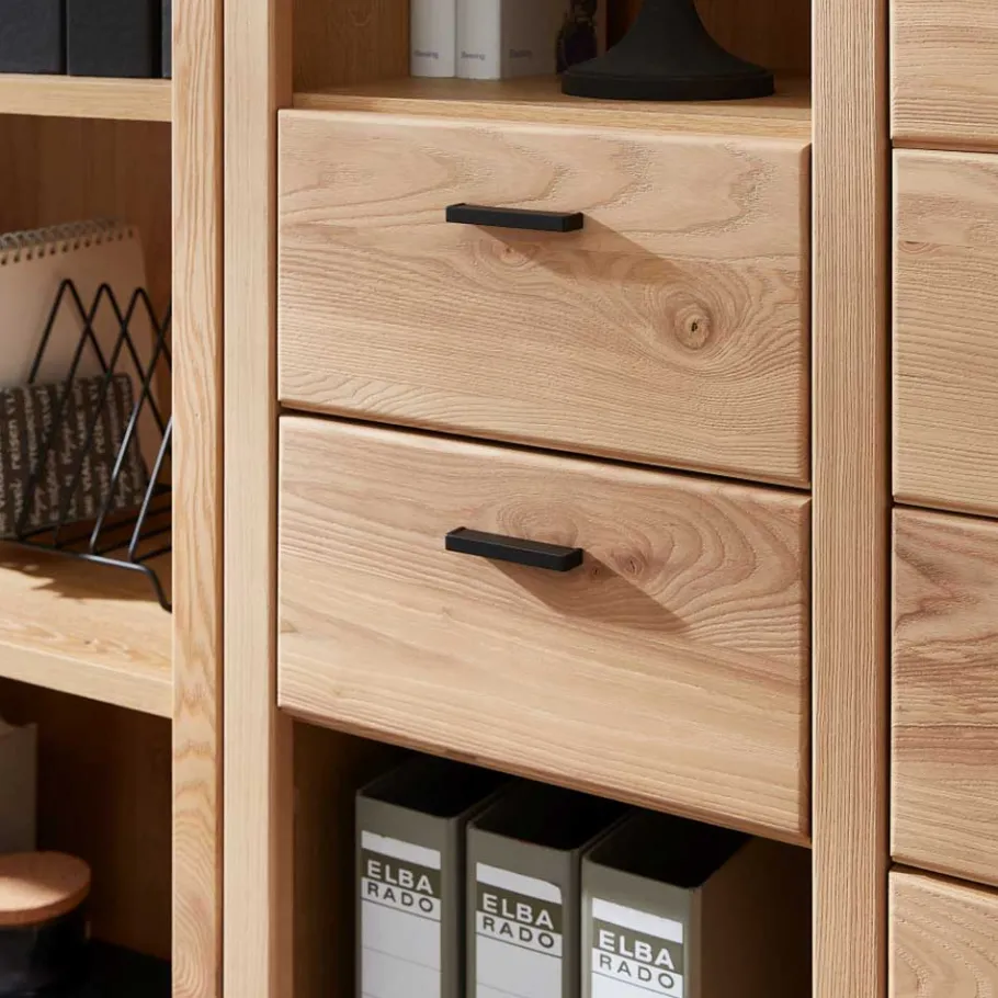 Clearance Wohnen Office Möbelset teilmassiv - Emly (achtteilig)