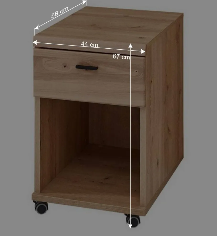 Clearance Wohnen Office Möbelset teilmassiv - Emly (achtteilig)