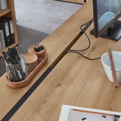 Clearance Wohnen Office Möbelset teilmassiv - Emly (achtteilig)
