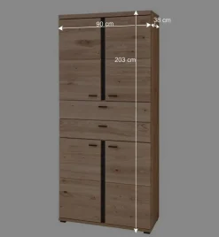 Sale Wohnen Office Schrank mit vier Türen mit zwei Schubladen - Emly