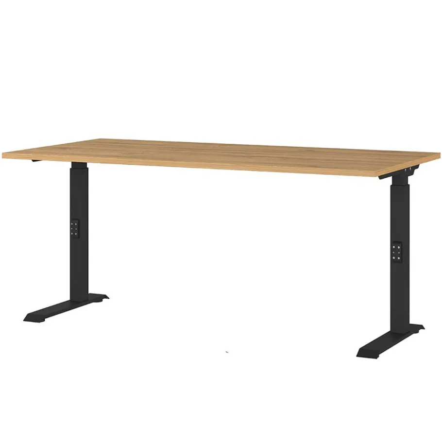 New Wohnen Officetisch mit Rollcontainer Set - Eture (zweiteilig)