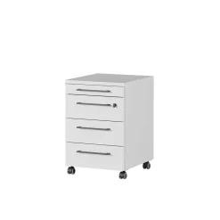 Online Wohnen Officetisch mit Rollcontainer Set - Pontin (zweiteilig)