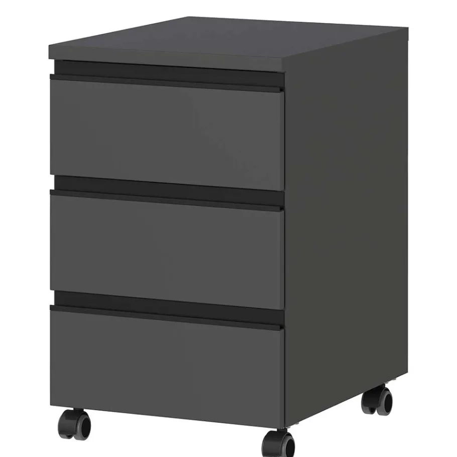Discount Wohnen Officetisch und Rollcontainer Set - Espnoz (zweiteilig)