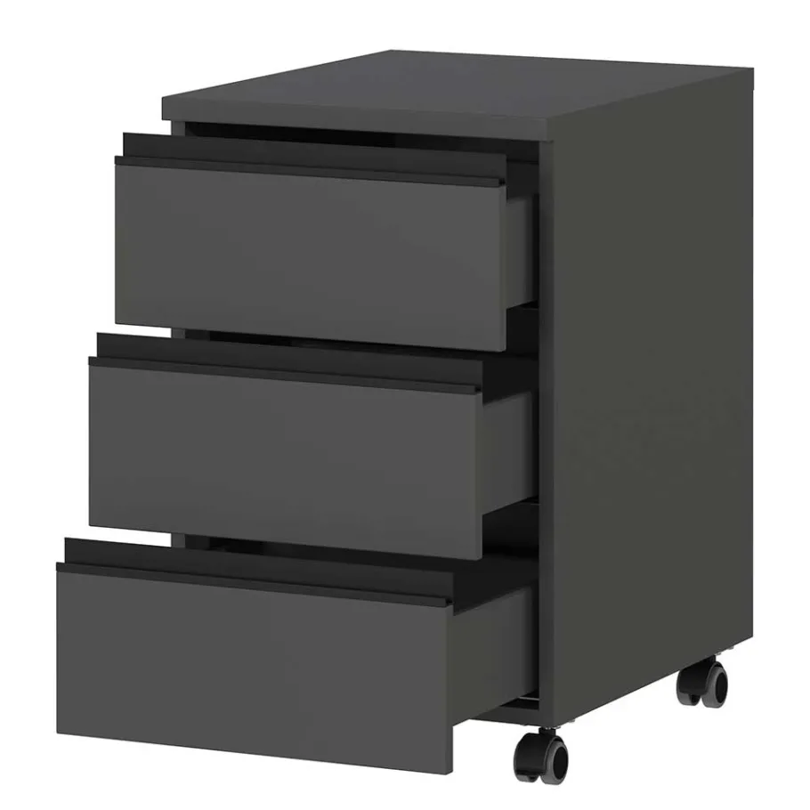 Discount Wohnen Officetisch und Rollcontainer Set - Espnoz (zweiteilig)