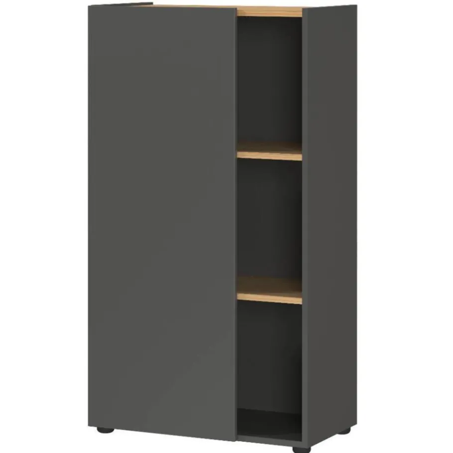 Clearance Wohnen Officetisch und Schränke Set - Casai (dreiteilig)