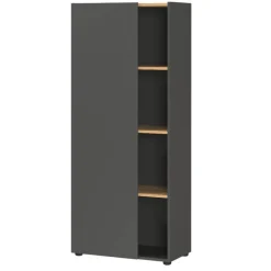 Clearance Wohnen Officetisch und Schränke Set - Casai (dreiteilig)