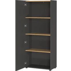 Clearance Wohnen Officetisch und Schränke Set - Casai (dreiteilig)