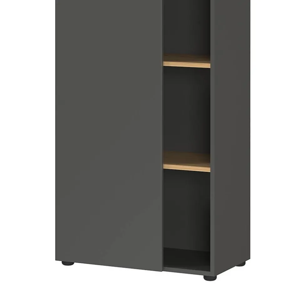 Clearance Wohnen Officetisch und Schränke Set - Casai (dreiteilig)