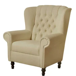 Sale Wohnen Ohrenbackensessel im Chesterfield Look - Horizonte