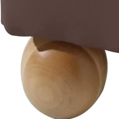 Best Wohnen Ohrensessel in Braun Kunstlederbezug - Zanoava