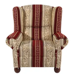 Clearance Wohnen Ohrensessel mit Streifen und Ornamenten - Basento