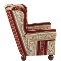 Clearance Wohnen Ohrensessel mit Streifen und Ornamenten - Basento