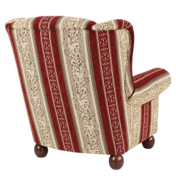 Clearance Wohnen Ohrensessel mit Streifen und Ornamenten - Basento