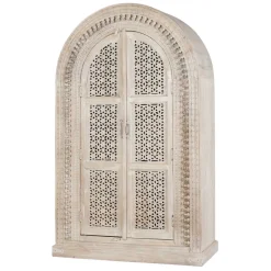 Online Wohnen Orient Style Schrank aus Mangoholz White Wash - Capo