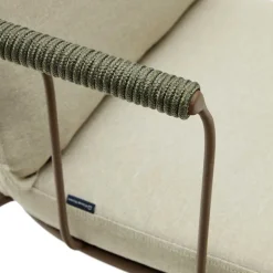 Clearance Wohnen Outdoor Armlehnstühle in Braun - Ragusca (4er Set)