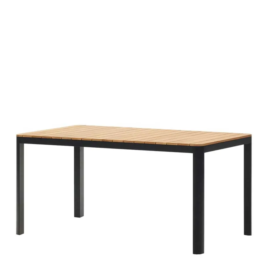 Sale Wohnen Outdoor Esstisch mit Teakholz-Tischplatte - Price