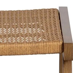 Online Wohnen Outdoor Hocker aus Geflecht Kunstrattan - Abajo (2er Set)