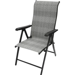 Clearance Wohnen Outdoor Klappsessel in Grau und Schwarz - Troketta