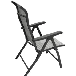 Clearance Wohnen Outdoor Klappsessel in Grau und Schwarz - Troketta