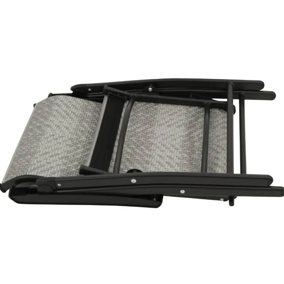 Clearance Wohnen Outdoor Klappsessel in Grau und Schwarz - Troketta