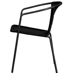 Hot Wohnen Outdoor Stühle aus Kunstrattan - Mondello (4er Set)