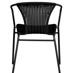 Hot Wohnen Outdoor Stühle aus Kunstrattan - Mondello (4er Set)