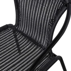 Hot Wohnen Outdoor Stühle aus Kunstrattan - Mondello (4er Set)