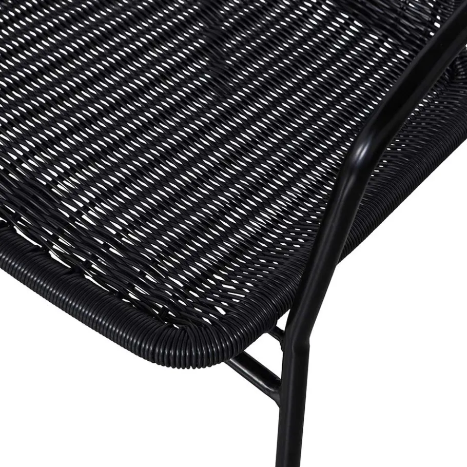Hot Wohnen Outdoor Stühle aus Kunstrattan - Mondello (4er Set)
