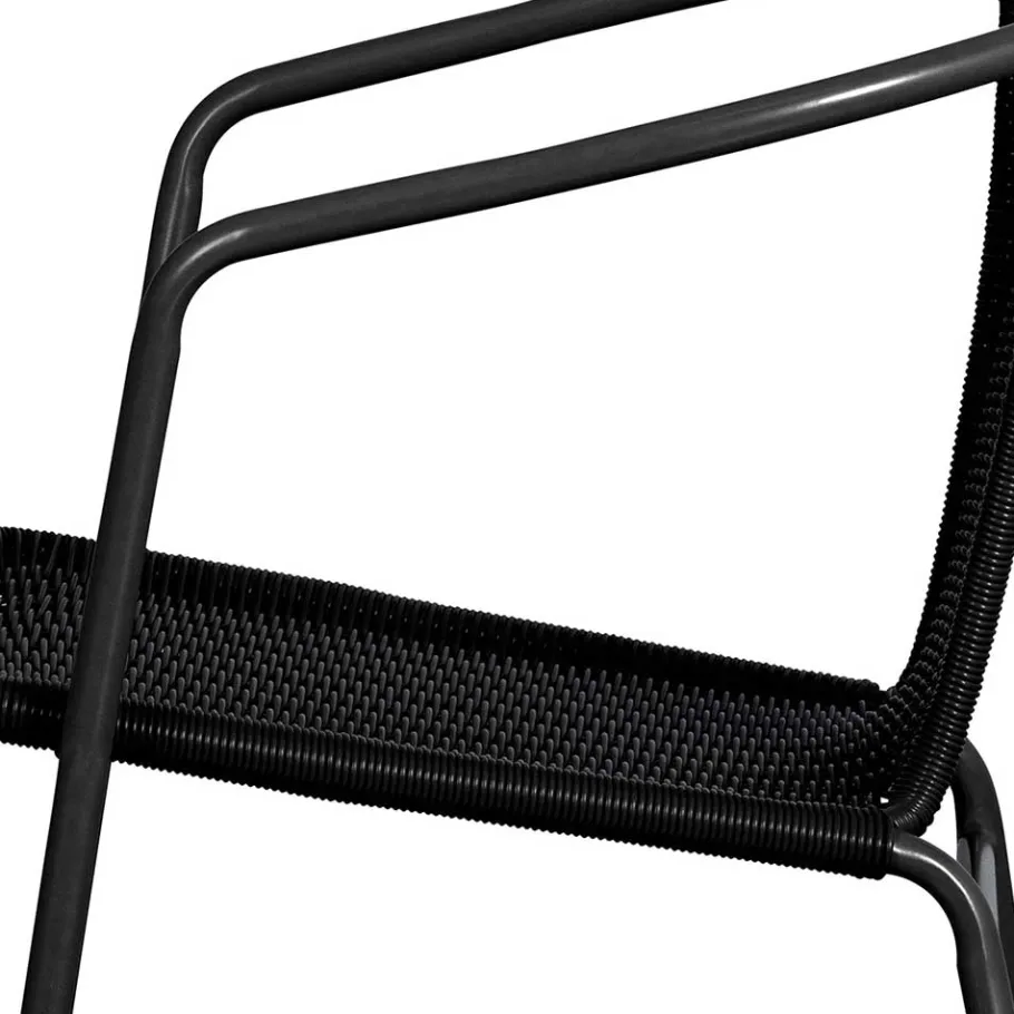 Hot Wohnen Outdoor Stühle aus Kunstrattan - Mondello (4er Set)