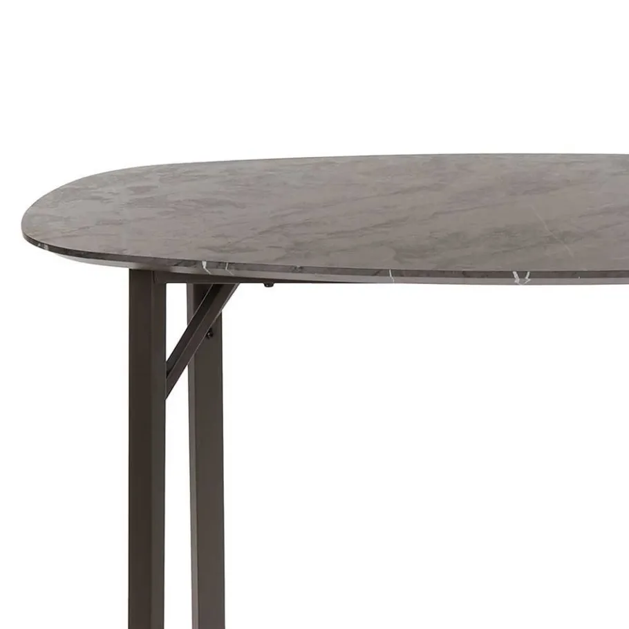 Discount Wohnen Ovaler Bartisch 92 cm hoch - Crash