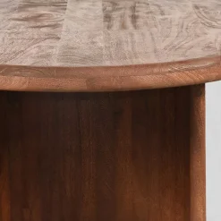 Clearance Wohnen Ovaler Couchtisch in Dunkelbraun - Miley