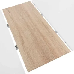 Outlet Wohnen Ovaler Esstisch mit drei Einlegeplatten - Lorenaru