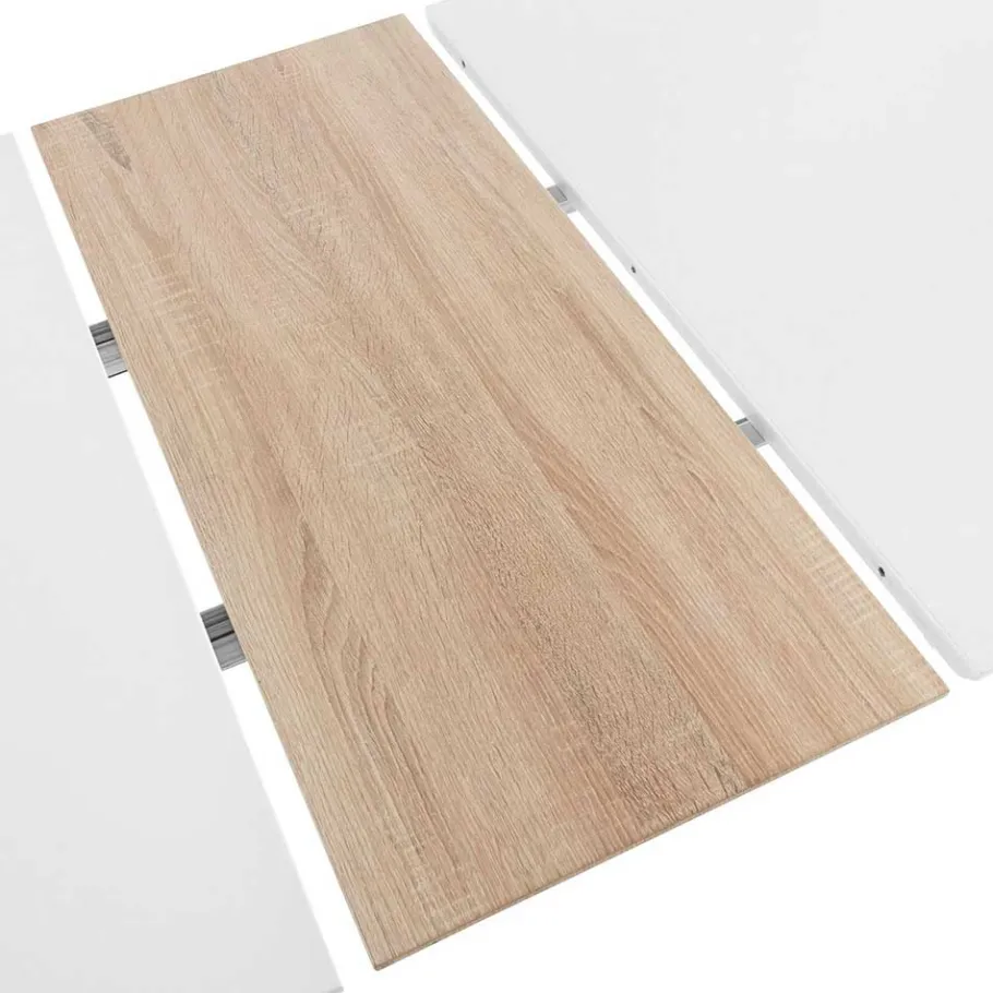 Outlet Wohnen Ovaler Esstisch mit drei Einlegeplatten - Lorenaru